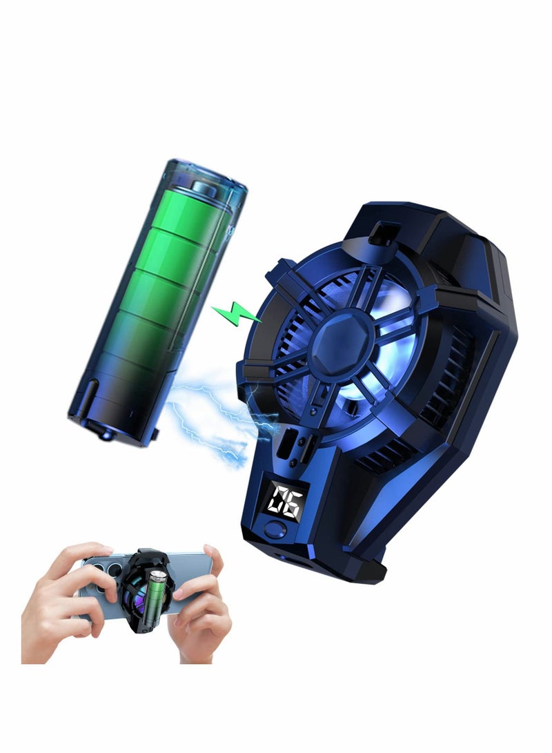 Phone Cooler with Rechargeable Battery, Phone Cooling Fan for Gaming Fit All Types of iPhone Android Smartphones - Image 1